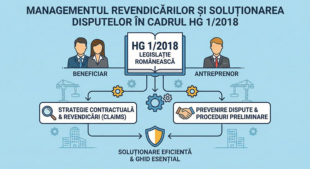 Managementul revendicarilor si solutionarea disputelor in cadrul HG1/2018
