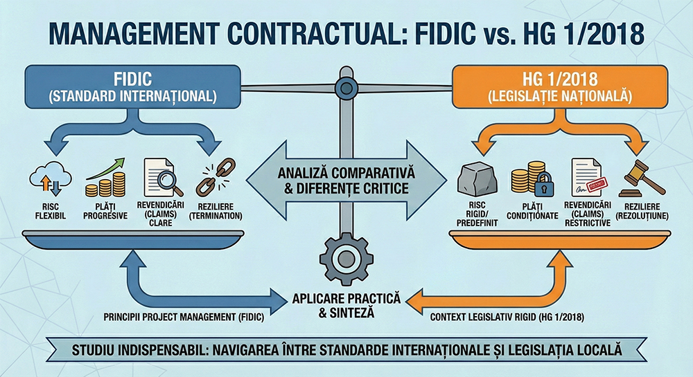 Management contractual: FIDIC vs. HG 1/2018