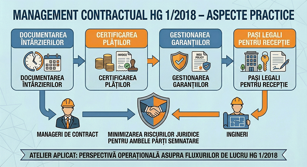 Management contractual HG 1/2018 – Aspecte practice